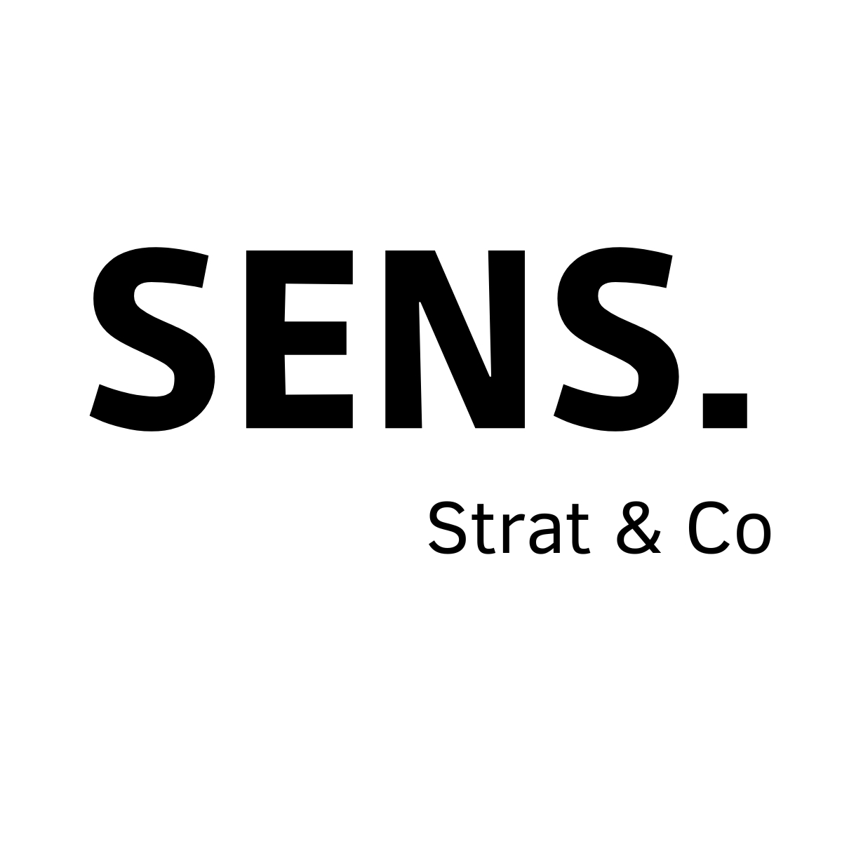 Logo SENS. STRAT & CO