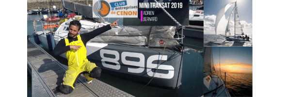 Photo Soutient de l'opération Transat en solitaire 2019 d'Adrien Bernard