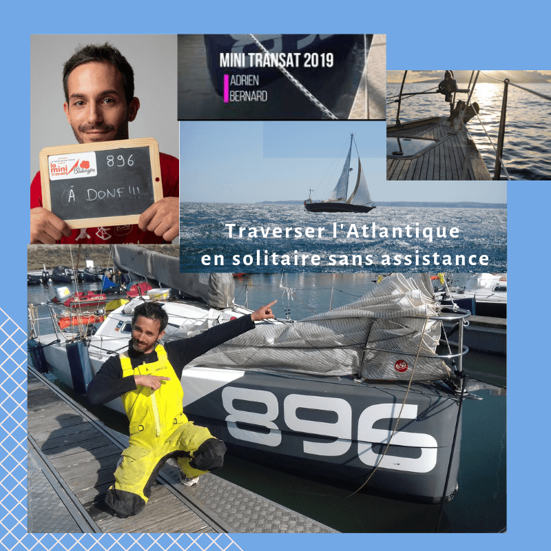 Photo Soutient de l'opération Transat en solitaire 2019 d'Adrien Bernard