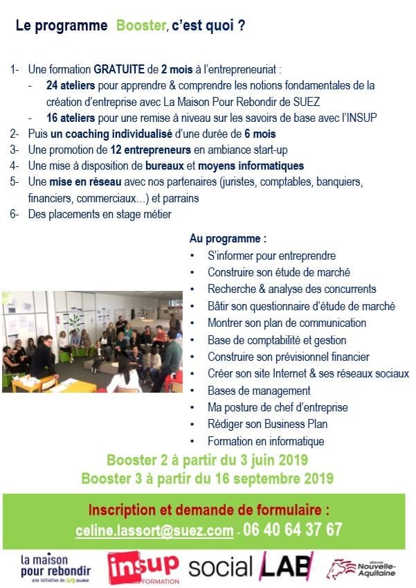 Photo Réunion d'information Booster - 29 mai - 14h